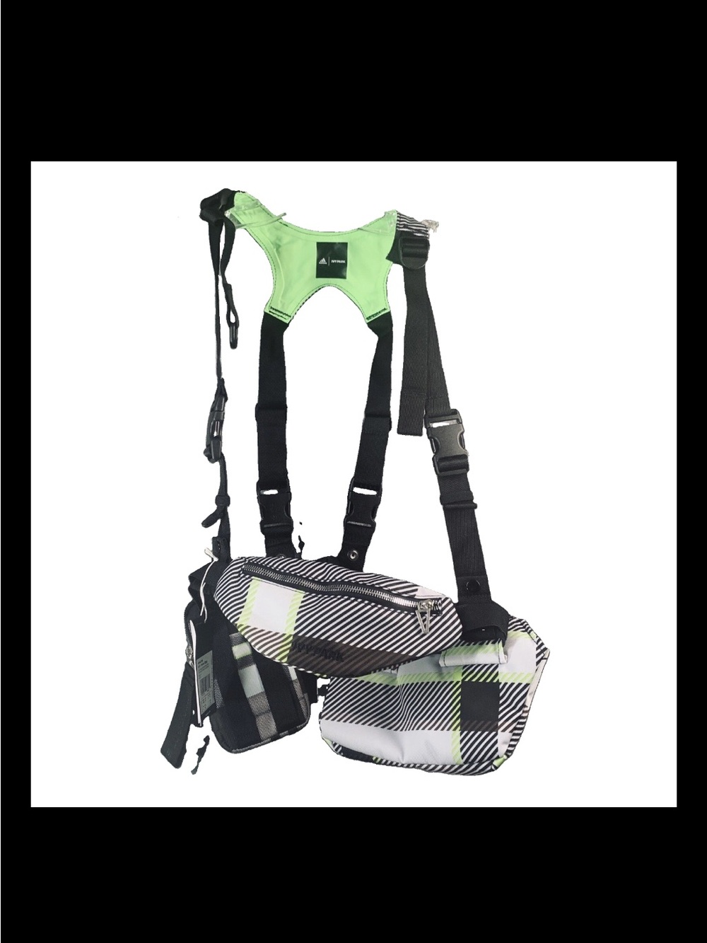 Adidas x IVY PARK Beyonce Harness Bag Grey Green HK4748 Festival 3 bags in 1